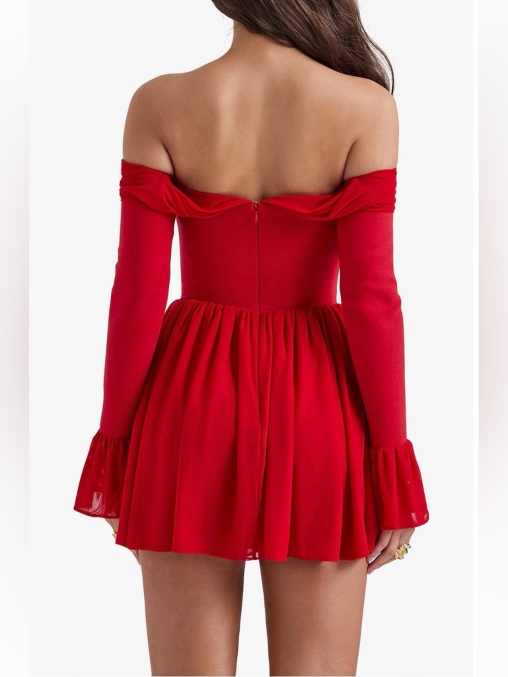 House Of Cb Alana Long Sleeve Mini Dress - Picture 2 of 6